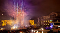 Silvester 2010/2011 auf dem Theaterplatz Dresden