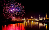 Feuerwerk im Sommer 2011 Dresden